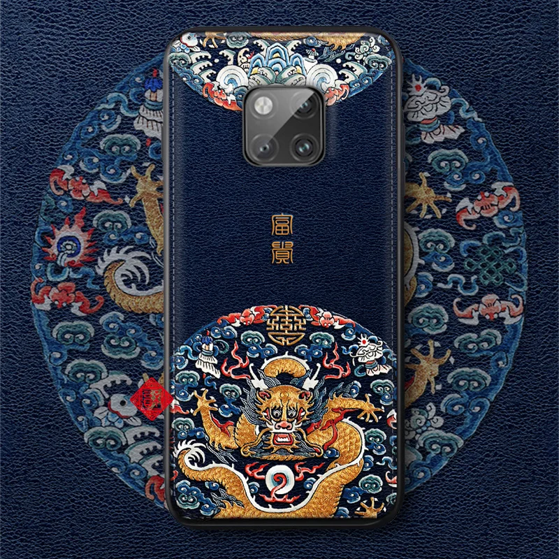 Роскошный чехол IIOZO из мягкой кожи для Huawei Mate 20 Pro Mate10 Mate20 X P10 30pro традиционный