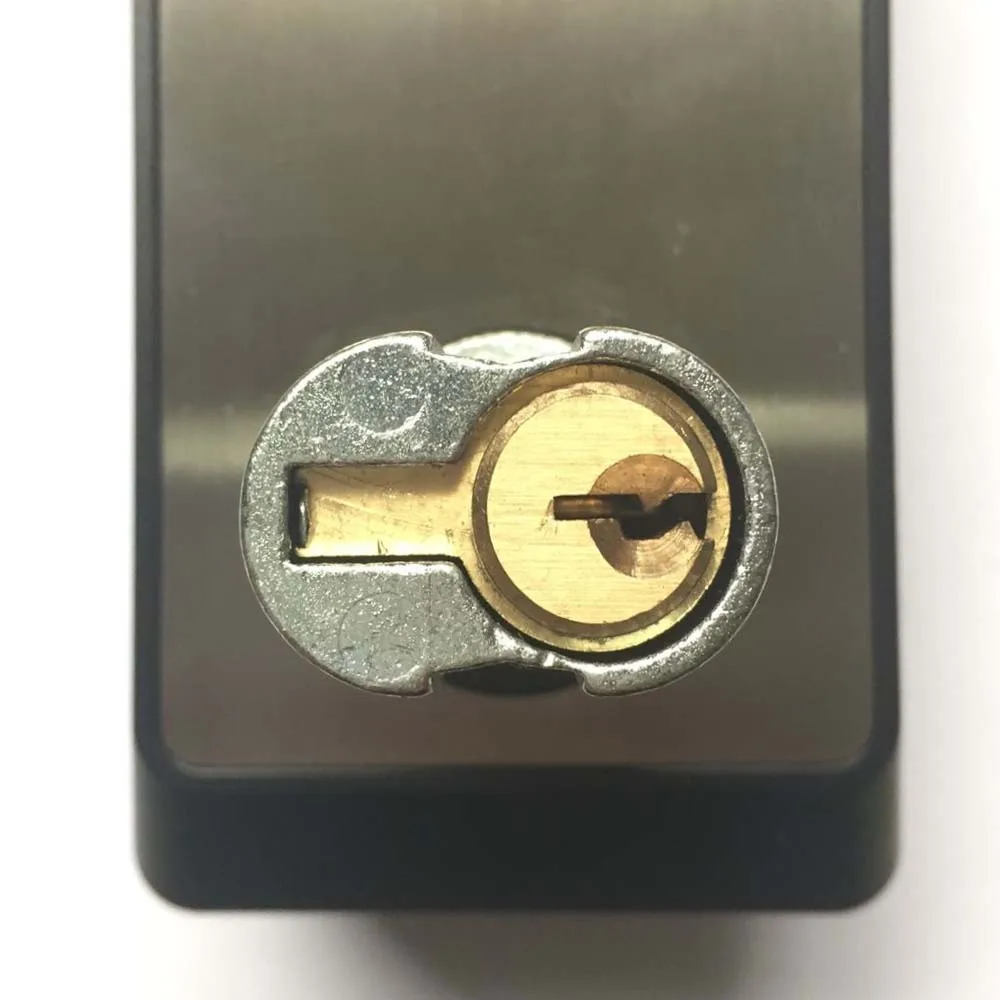 LACHCO отпечатков пальцев Дверной замок биометрический электронный с DeadBolt Keyless Smart