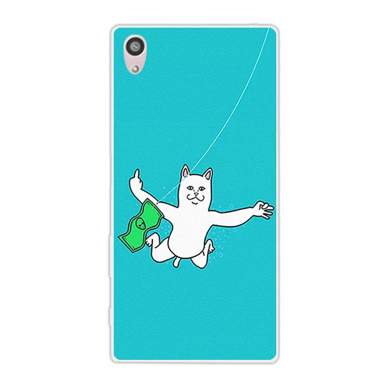 Мягкий ТПУ для Sony Xperia Z5 E6003 E6633 E6653 E6683 силиконовый чехол Ультратонкий Funda END WOLF