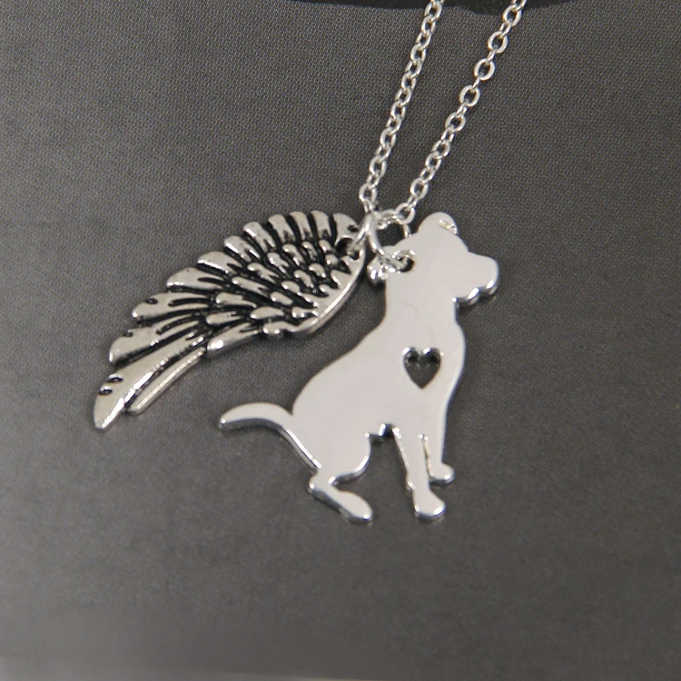 Ожерелье питбуля подвеска Собака Щенок ожерелья и подвески деликатное Женское
