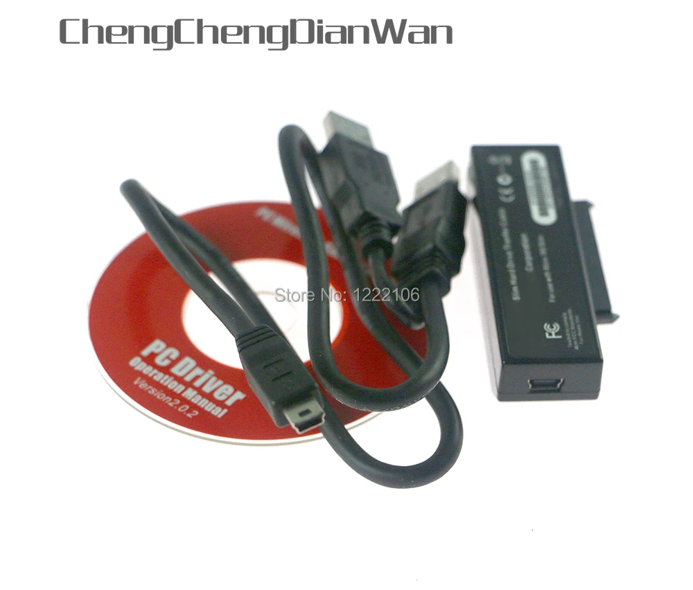 Чёрный тонкий USB кабель chengdianwan для Xbox360 комплект кабелей передачи данных и