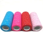 Блестящий тюль с блестками, рулон 22 м, 6 дюймов15 см, 25 ярдов, пачка, свадебное украшение из ткани сетчатая ткань для шитья, аксессуары для юбок из органзы сделай сам