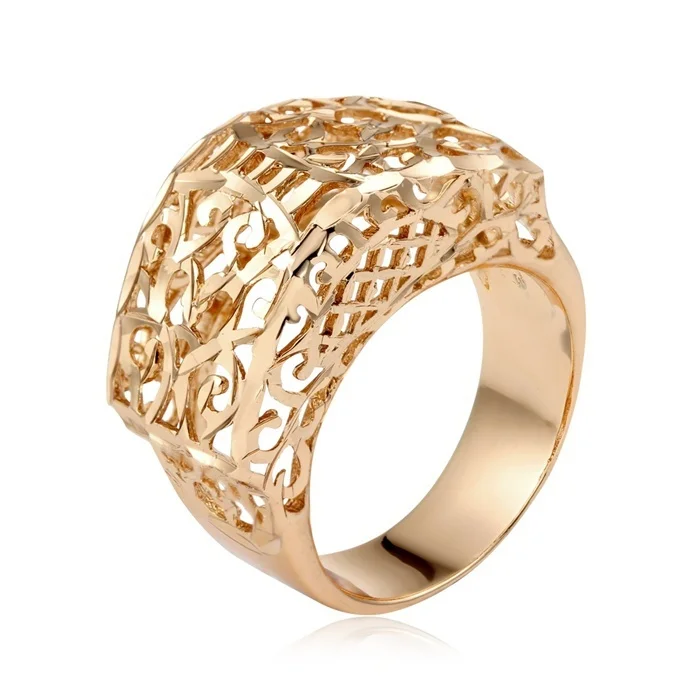 Мужское коктейльное кольцо с большим объемным наконечником Филигранное