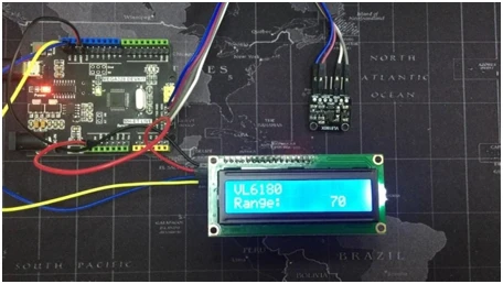 VL6180 VL6180X Range Finder Optical Ranging Sensor Module for Arduino I2C Interface Board IR Emitter Ambient Light High Accuracy