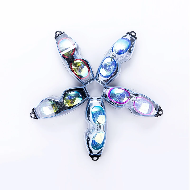 

Swimming Goggles Glasses Unisex Plating Waterproof Anti-fog Swimming Glasses UV Protection Diving Eyewear