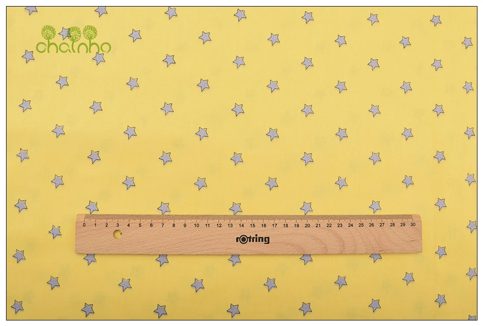 Chainho Star Print саржевая хлопковая ткань для шитья/ткани для детей и детей/простыня, подушка, подушка, материал для штор