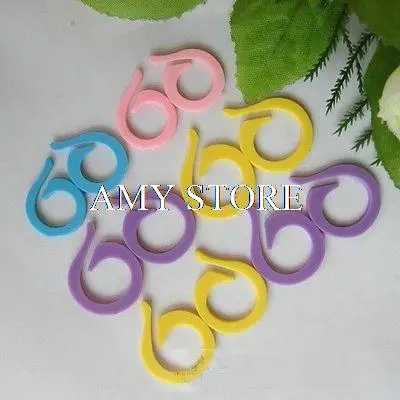 100pcs Open Stitch Marker Knitting/Crochet Row Holder 2 Sizes/Mixed Colors Craft Tool | Инструменты