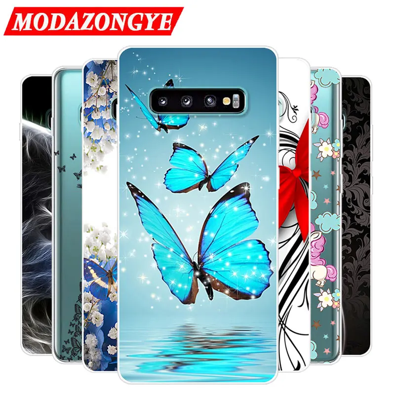 Для Samsung Galaxy S10 чехол S10Plus силиконовый ТПУ Защитный милый мягкий для телефона Plus S 10