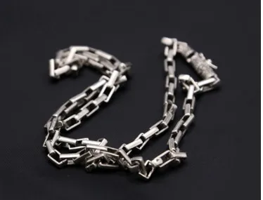 men jewelry 925 sterling silver chocker necklace long necklaces chain gift man 5mm | Украшения и аксессуары