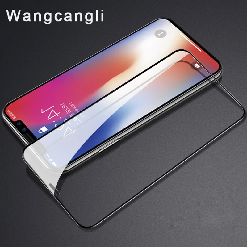 Iphone X защита экрана 5D изогнутый край закаленное стекло для iphone XS XR Максимальная