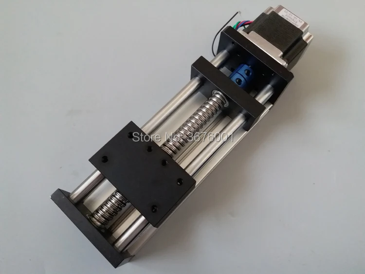 GGP1605 300mm Effective Travel Ball Screw Rail Linear Motion Guide Moving Table with 57 Nema23 Stepper Motor+Step Driver | Обустройство