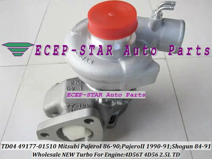 TD04 49177 01510 01511 турбокомпрессор с масляным охлаждением для Mitsubishi Pajero L200 L300 Delica Shogun