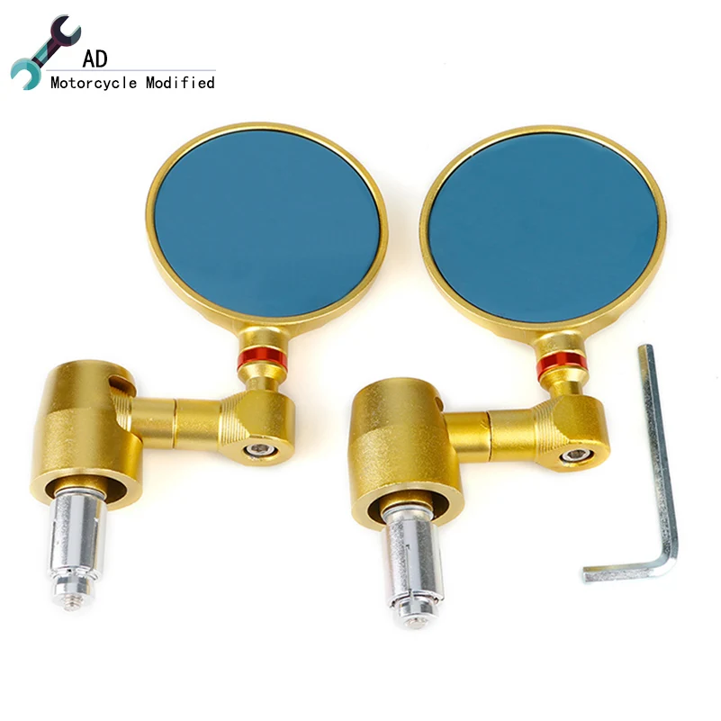 Универсальное мотоциклетное зеркало 3 дюйма с круглой ручкой 7/8 для бара кафе Racer