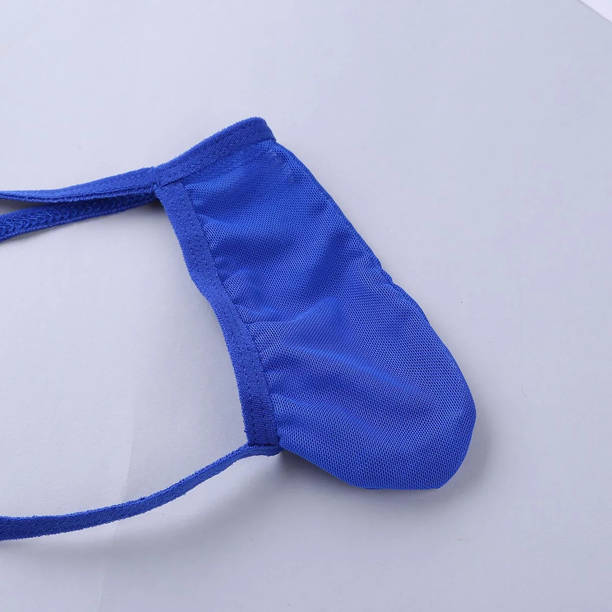 Сексуальное мужское нижнее белье TiaoBug прозрачные сетчатые трусы с мешочком