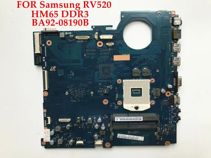 Высококачественная материнская плата для ноутбука Samsung RV520 BA92-08190B HM65 PGA989 DDR3