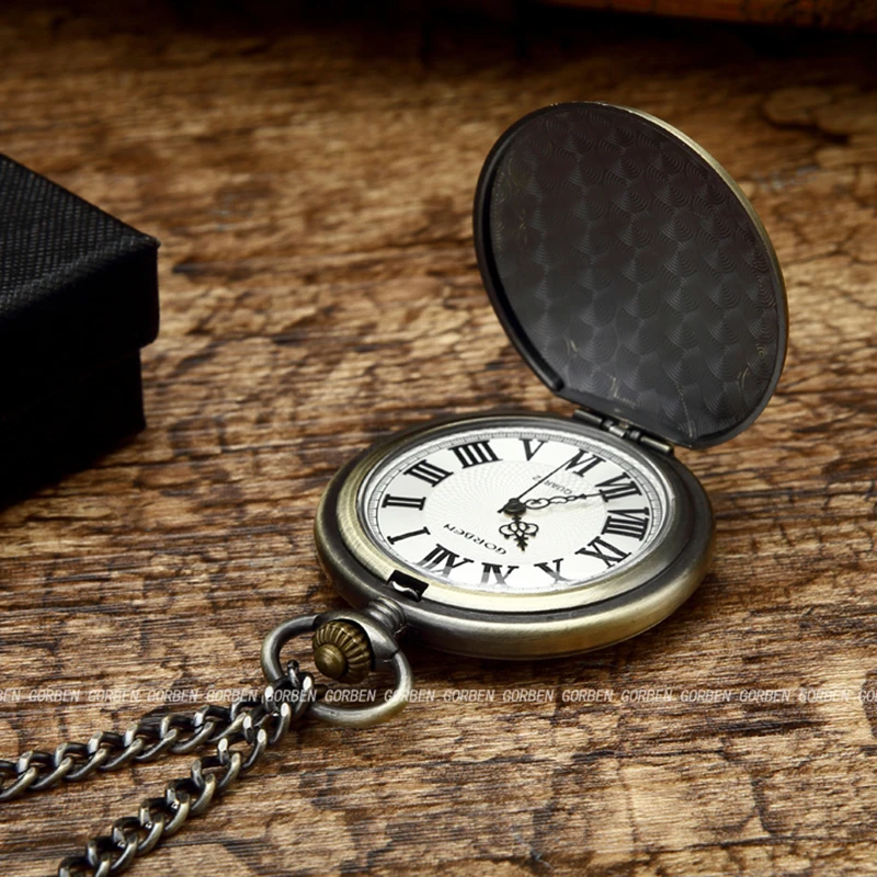 Мужские и женские кварцевые наручные часы с цепочкой римскими цифрами | Наручные