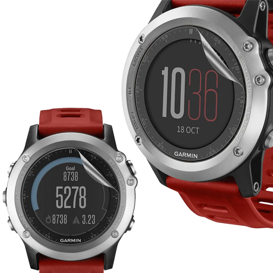 DAHABY пленка из мягкого ТПУ Экран протектор для Garmin Fenix 3 5 5S 5x Fenix3 HR Chronos HD Ясно