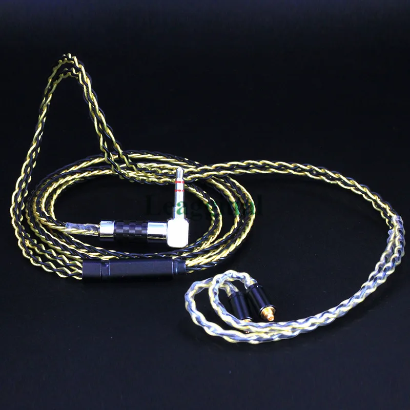 diy Headphone Upgrade wire single crystal copper silver plated mmcx tf10 im50 ie80 se535 ue900 | Электроника
