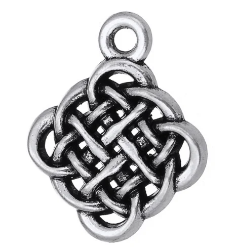 50 шт. тибетский серебряный цинковый сплав соединитель подвеска в виде китайского