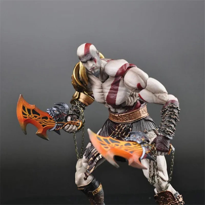 Квадратная игрушечная фигурка Fenix Play KAI God of War Kratos ПВХ 23 см 9,0" Аниме игра игрушка подарок для друзей Коллекционная модель куклы