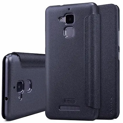 Чехол для asus zenfone 3 max zc520tl, чехол, 5,2 дюймов, NILLKIN Sparkle PU+ PC кожаный чехол, откидная крышка для asus zenfone 3 max