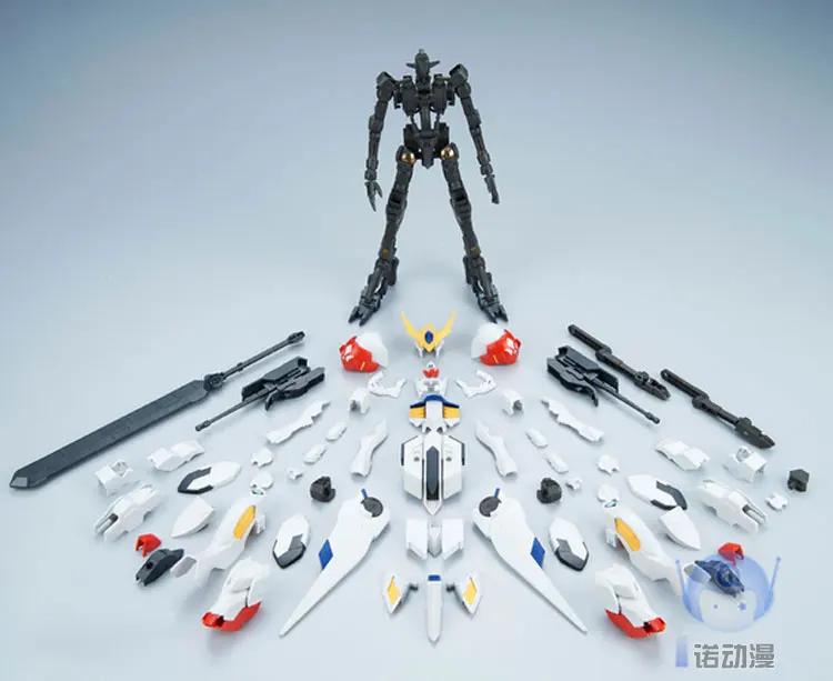 Новинка, синяя фигурка Gundam Barbatos, волчанка(1/100), модель Gundam, наборы, ASW-G-08, хищник, железокровные сироты