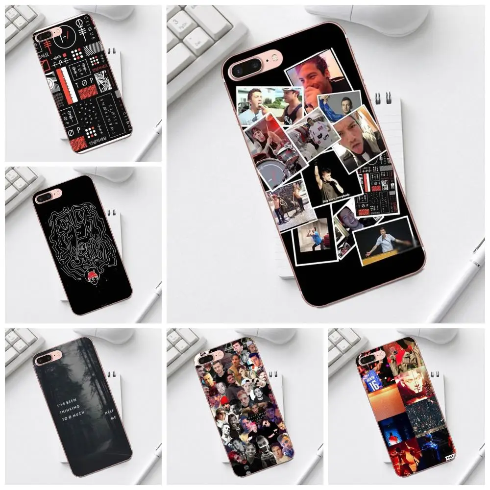Qdowpz для iPhone 4 4S 5 5C SE 6 6S 7 8 Plus X XS Max XR Galaxy A3 A5 J1 J3 J5 J7 2017 мягкий сотовый Чехол Twenty One Pilots