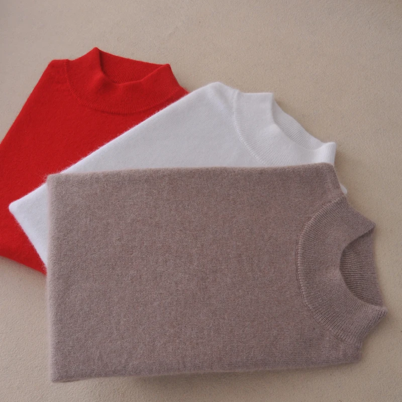 2019 Женский кашемировый шерстяной свитер и пуловер с длинным рукавом вязаный