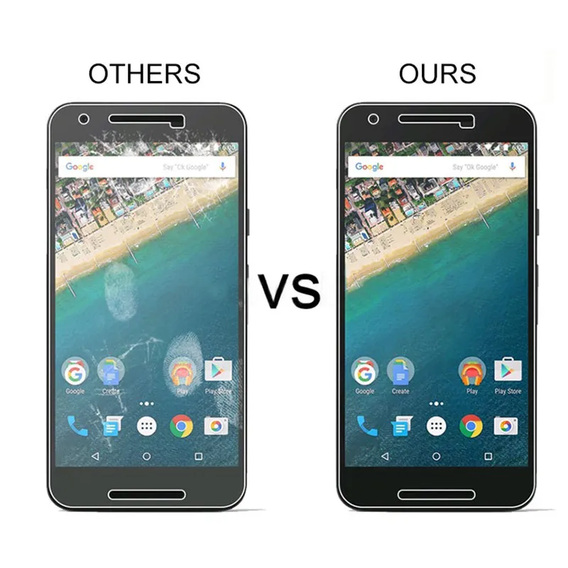 Защитное стекло для LG Nexus 5X закаленное экрана закаленная пленка с защитой от