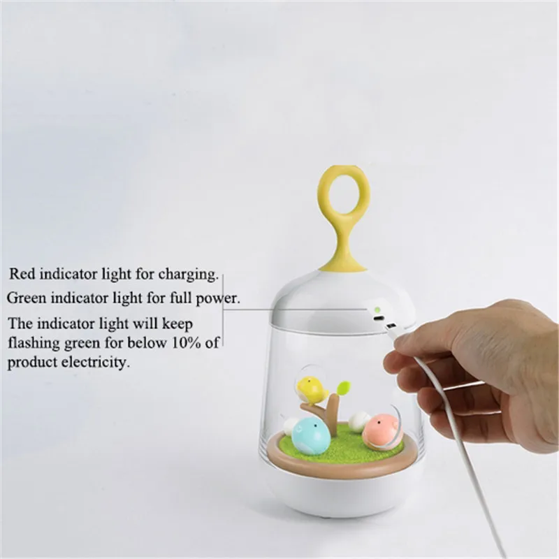 Novetly Luminaria ночник Светодиодная подсветка музыкальная шкатулка 3 песни 7 видов