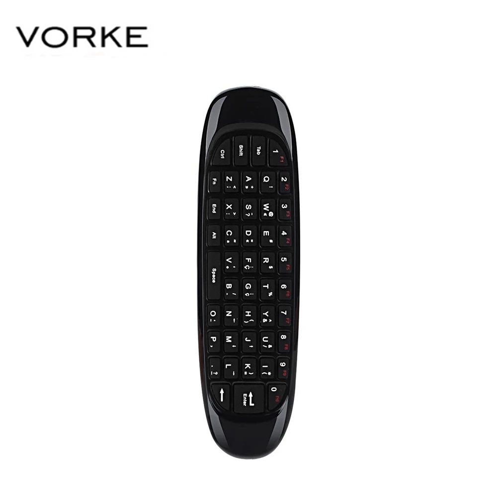 C120 русский арабский Пособия по немецкому языку версия 6-Axis Gyro 2,4G Mini Air Мышь QWERTY клавиатура для Android/Windows/Mac OS/Linux