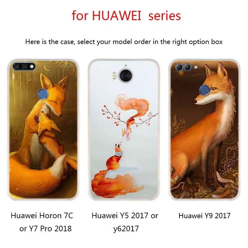 sr. lindo Fox Z3j imprimir duro Phone Cases For Huawei Mate 30 20 10 Lite Pro Cover Y9 2019 2018 Nova 5T 5i 3i 5 | Мобильные