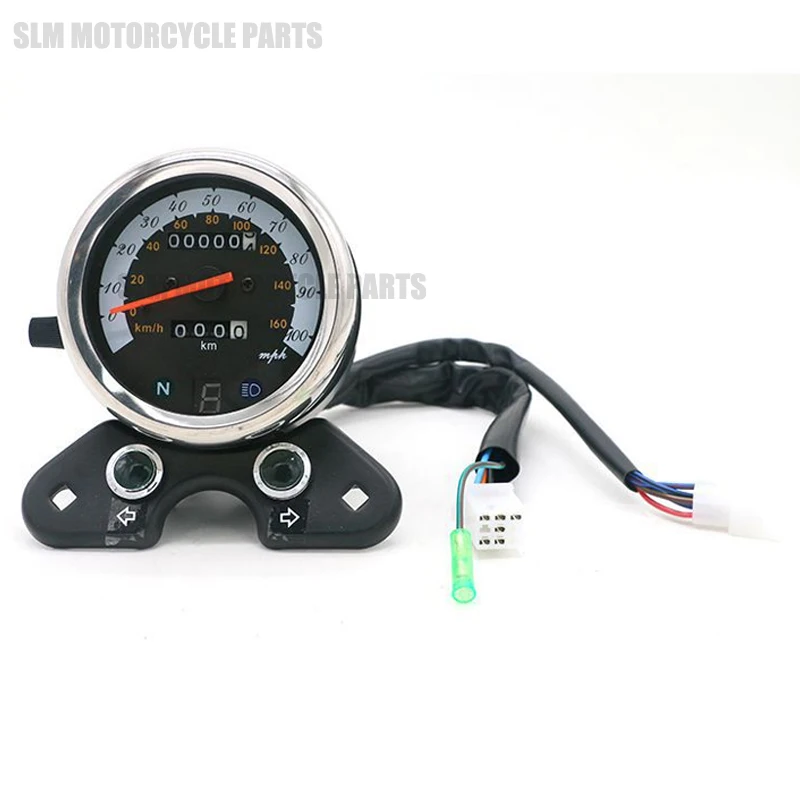 Цифровой спидометр для мотоцикла панель датчика давления масла светодиодный