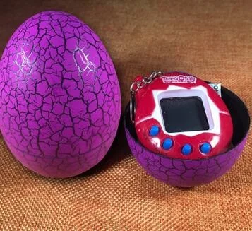 Purple Динозавр яйцо Виртуальная кибер цифровая игрушка для домашних животных дропшиппинг - Цвет: Purple