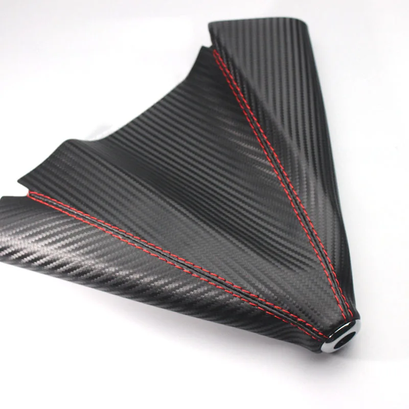 Carbon fiber leather Atreus 1X ручка переключения передач Пылезащитная Крышка для Honda Accord Fit CRV Subaru Impreza Forester XV Nissan Qashqai Juke X-Trail Tiida - Название цвета: Carbon fiber leather