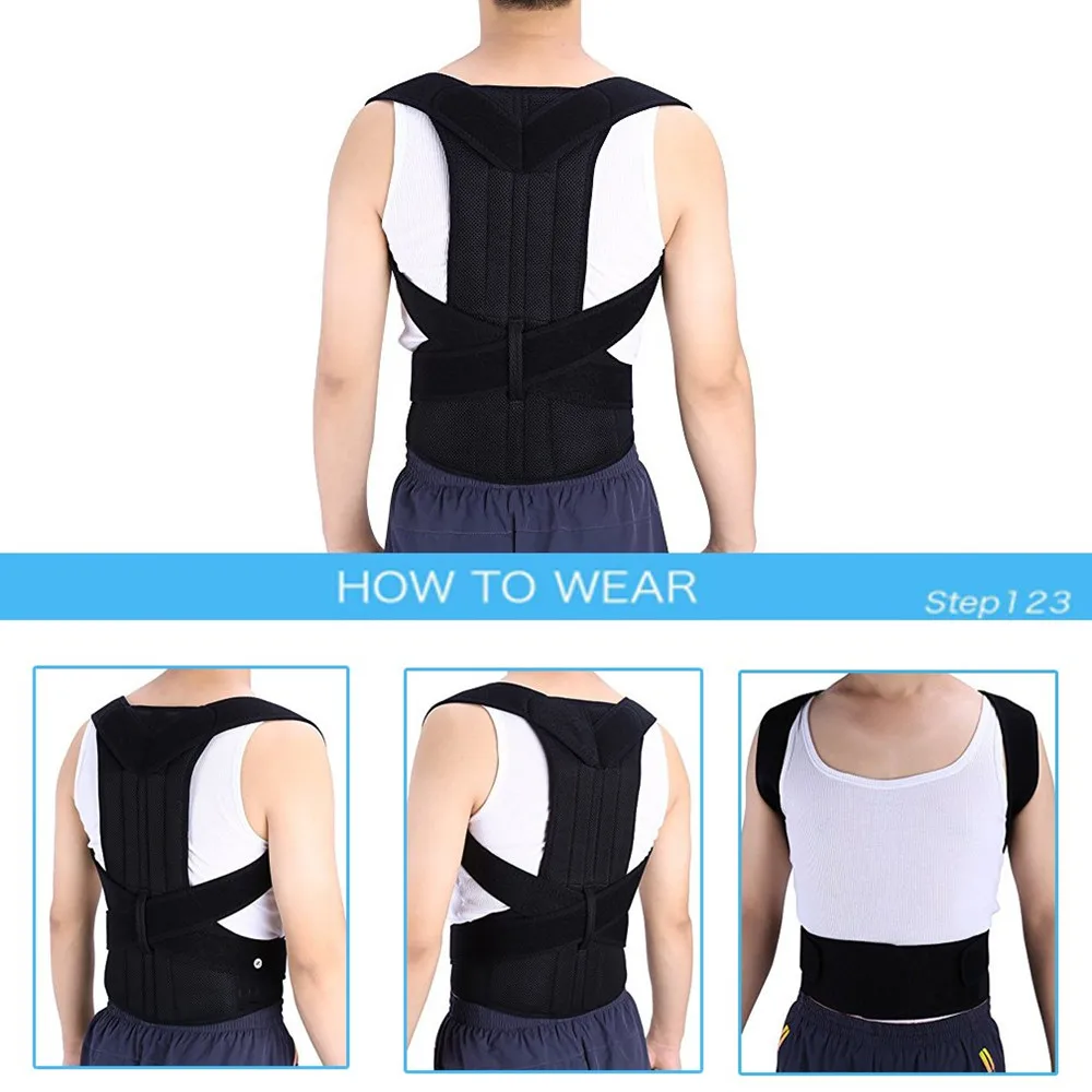 AO FEI TE New Spine Posture Corrector Protection Back Shoulder Correction Band Humpback Pain Relief Brace | Красота и здоровье
