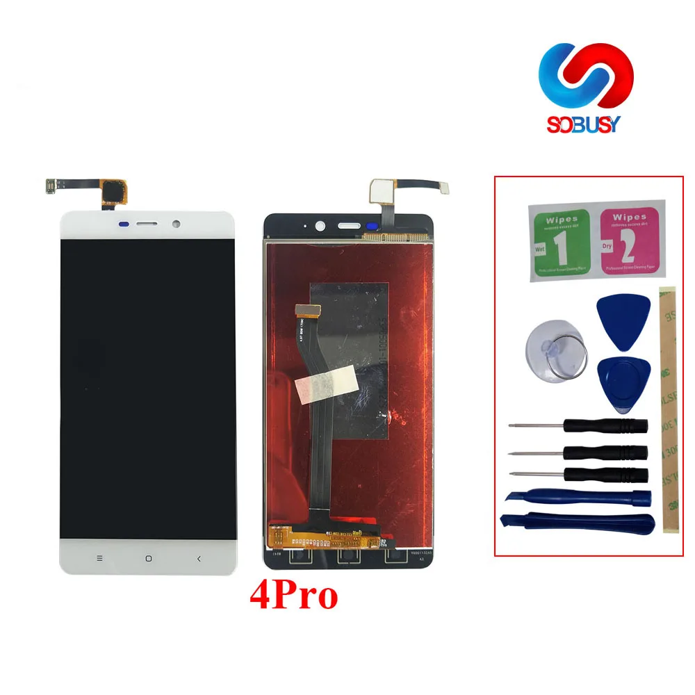 100% протестированный 5 &quotLCD для Xiaomi Redmi 4 Pro Prime дисплей сенсорный экран панель