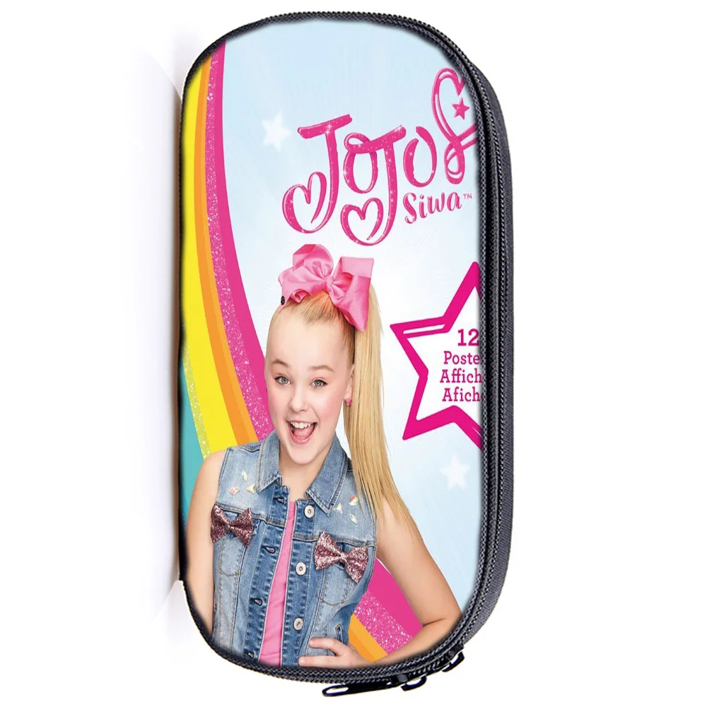 Милый пенал Jojo Siwa для детей мальчиков девочек студентов канцелярская сумка новый