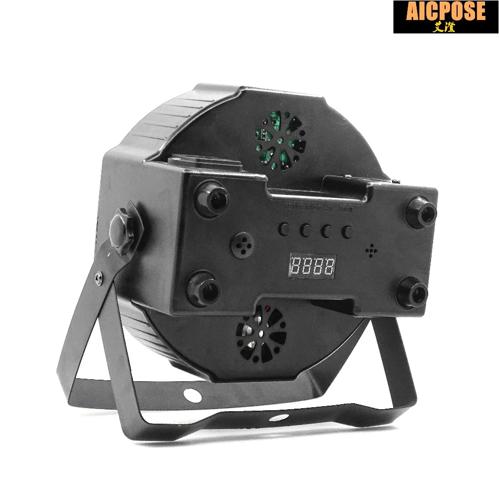 25 Угол большой объектив 7x12 Вт led Par огни RGBW 4в1 плоский par led dmx512 Дискотека профессиональный сценический dj оборудование