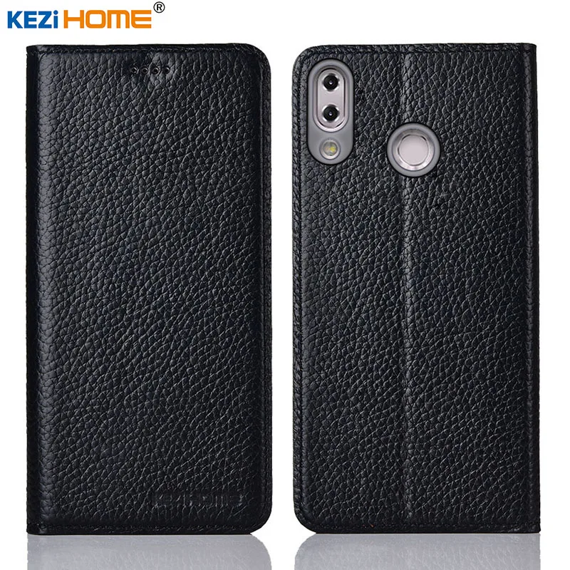 Чехол для Asus Zenfone 5 ZE620KL чехол из натуральной кожи с откидной крышкой и подставкой