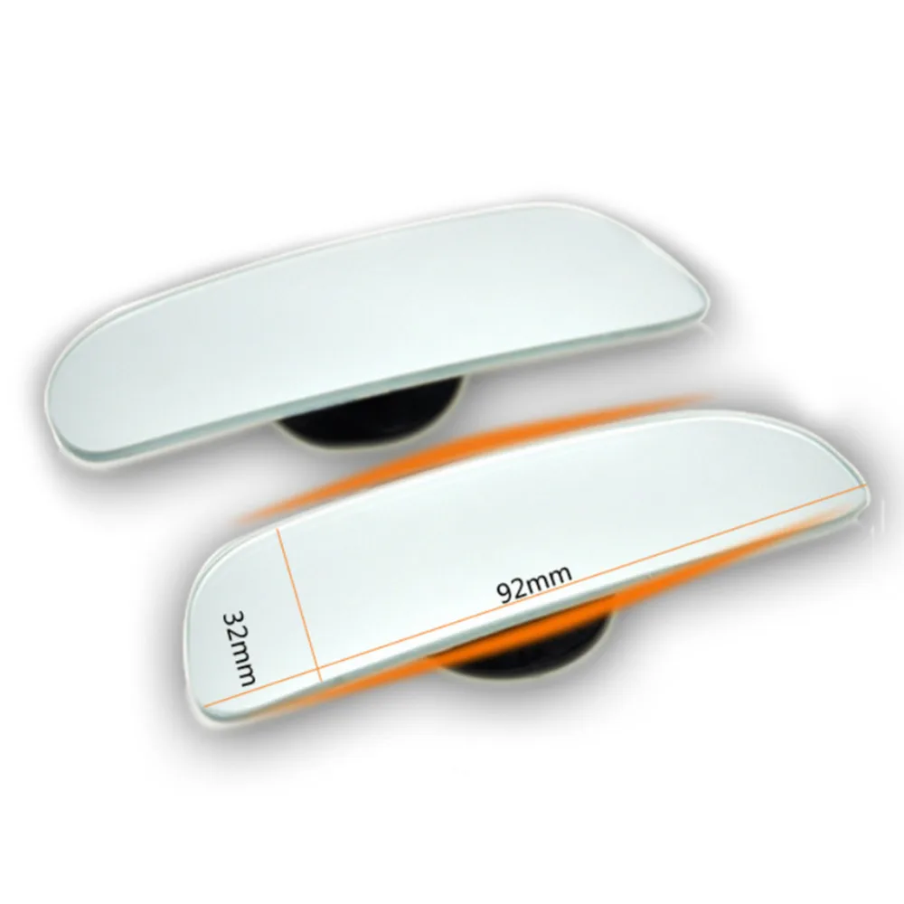 

360 Degree Adjustable Glass Frameless Car Rearview Rear View Mirror Reversing Wide Angle Auxiliary Mirror Blind Spot Mirror