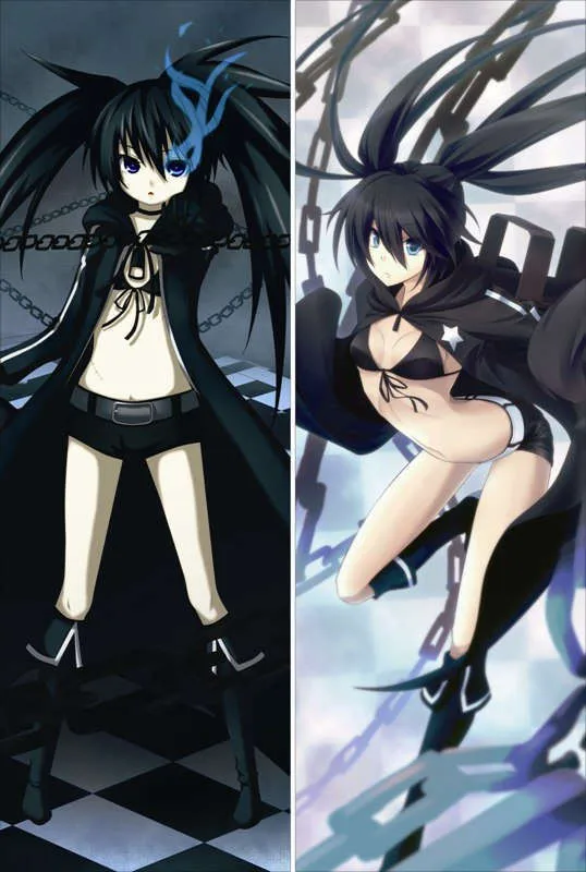 Наволочка Black rock shooter BRS аниме персонажи сексуальная девушка сила и мертвец мастер