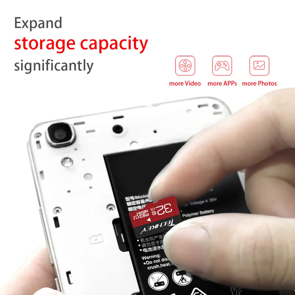 Оптовая продажа карта памяти Micro SD pass h2test 64 ГБ 32 16 8 высокая скорость класс 10 TF