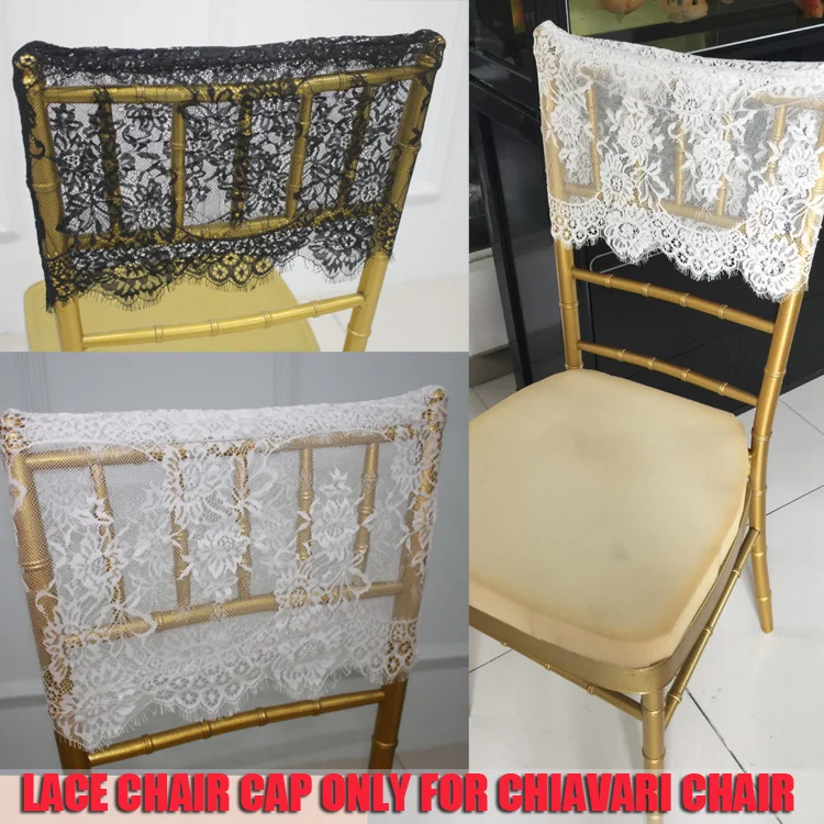 

Dearest 20pcs Chiavari Chair cover of lace sash for wedding banquet chair Cap,chair jacket chair cover