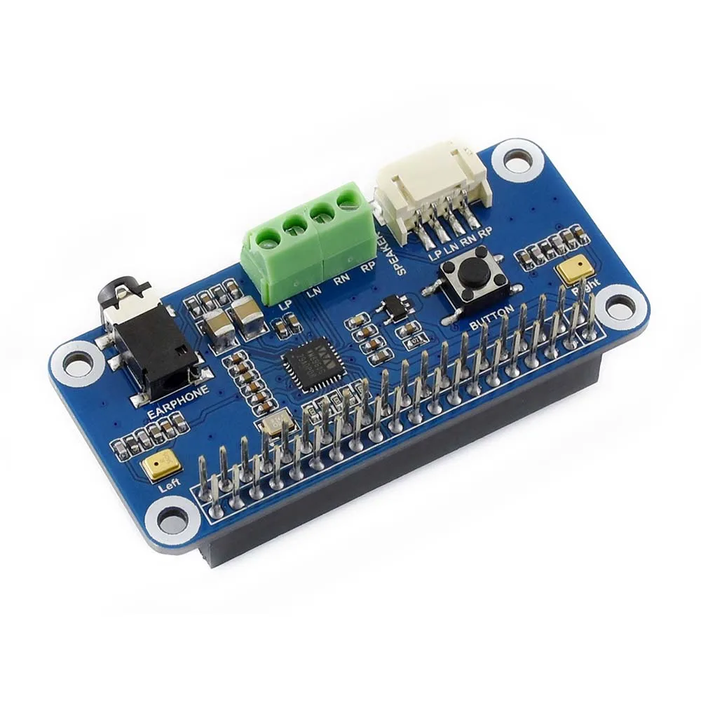 WM8960 Hi-Fi звуковая шляпа карта для Raspberry Pi Zero/Zero W/Zero WH/2B/3B/3B + стерео кодек