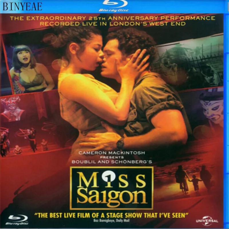 Smok Alien Music Cd Do Selo: Miss Saigon Musicais 25th anniversary Desempenho/estgio Puro Edio 25g Blu Ray Disco [frete Grtis]|Сумки для