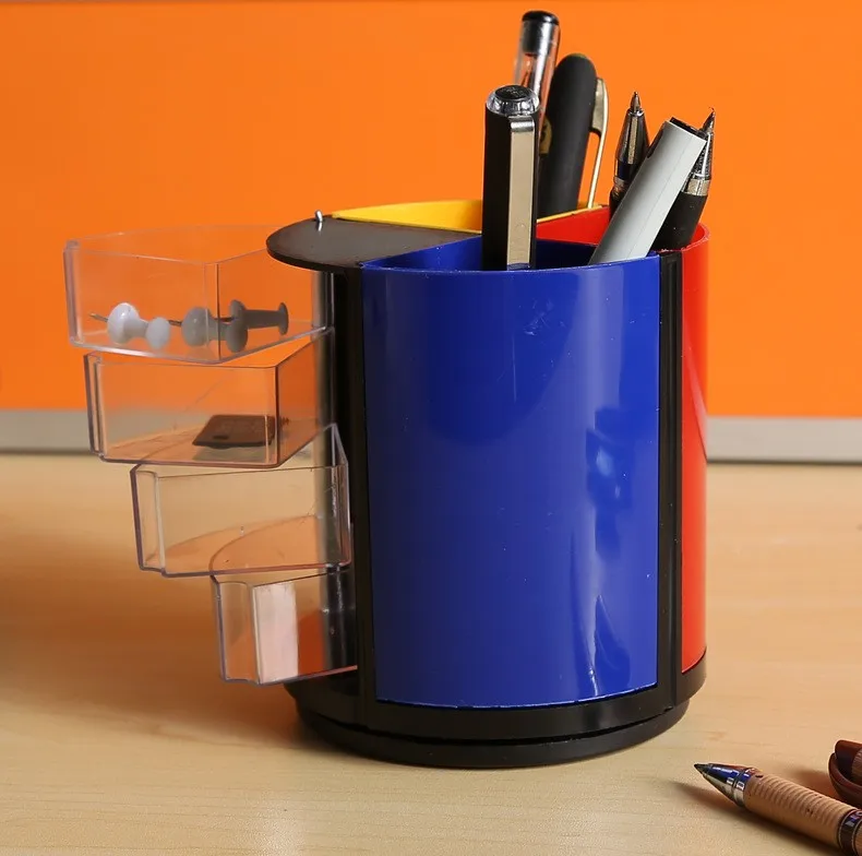 Пластиковый многофункциональный держатель для ручки ваза карандашный горшок