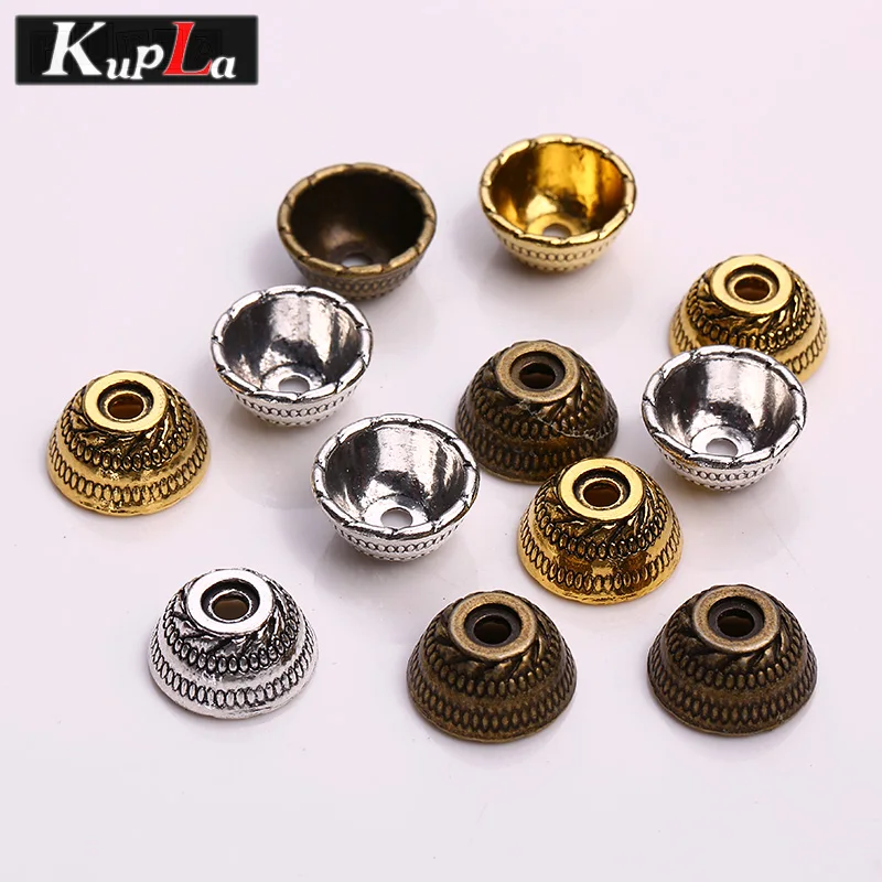 Винтажные металлические камео бусины шапки Diy ювелирных изделий фурнитура и