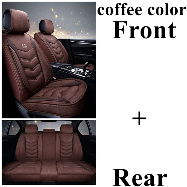 coffee standard Чехол автокресла для Kia Rio Sorento Magentis Opirus Carens Ceed Rio 3 VQ KCV4 Stinger K900 железным Форте Cadenza K9 Ниро Borreg - Название цвета: coffee standard