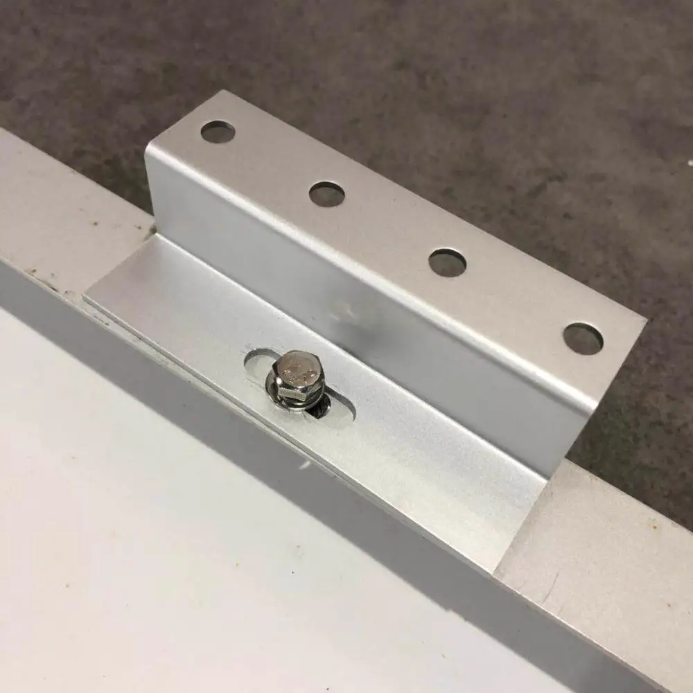 Большой Z Style алюминиевый Монтажный кронштейн для крыши панели солнечных батарей